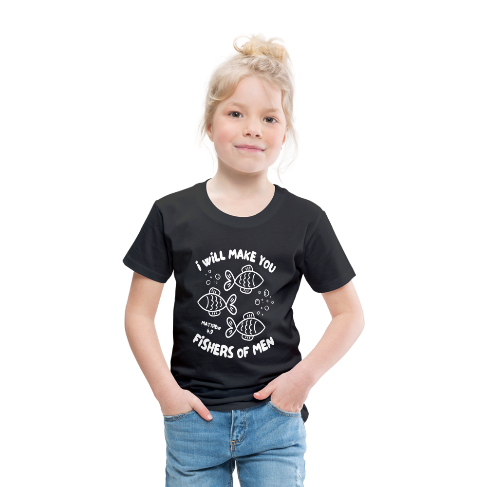 I Will Make You Fishers of Men (W) Toddler T-Shirt - black