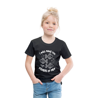 I Will Make You Fishers of Men (W) Toddler T-Shirt - black