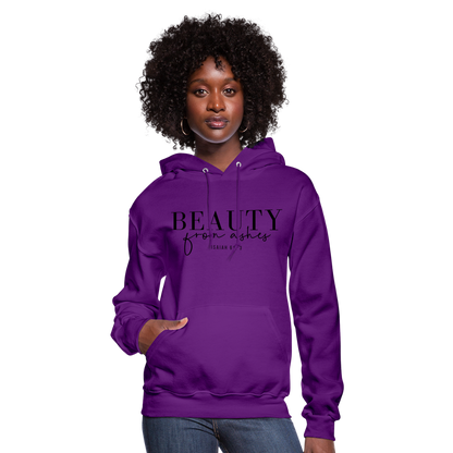 Beauty from Ashes Women's Hoodie - purple