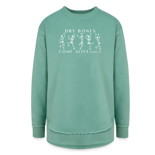 Dry Bones Come Alive (W) Women's Tunic Sweater - saltwater