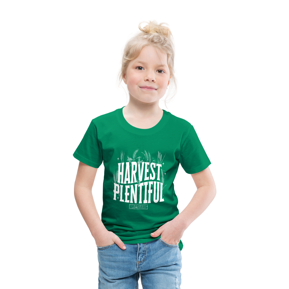 The Harvest is Plentiful (W) Toddler T-Shirt - kelly green