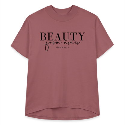 Beauty from Ashes Women's Hi Lo T-Shirt - dusty pink