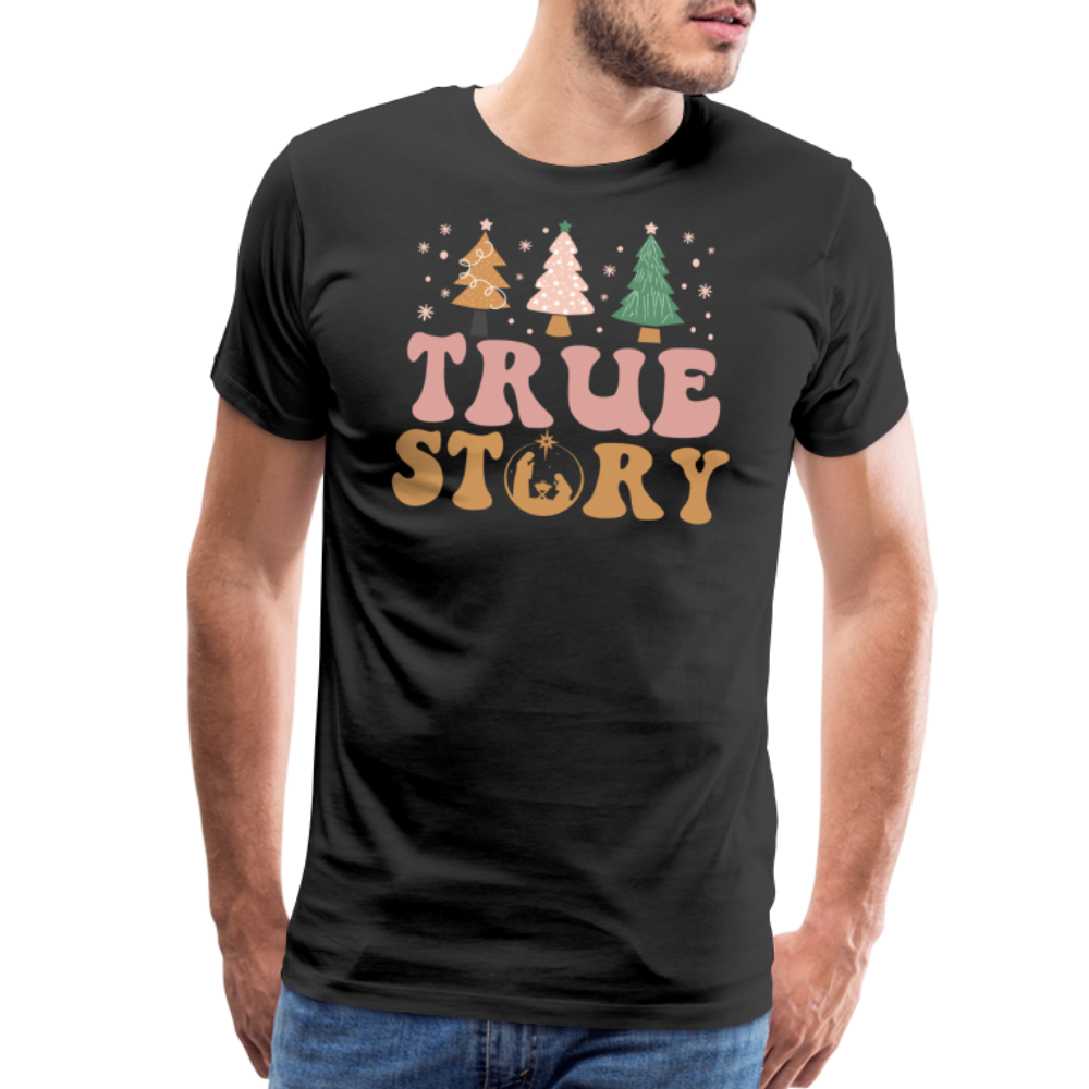 True Story Christmas Family Men's Premium T-Shirt - black