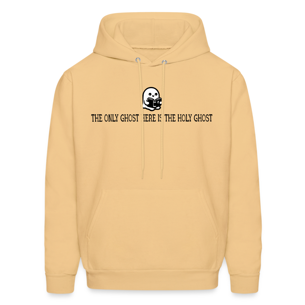 The Only Ghost Here is the Holy Ghost (Bible) Men's Hoodie - light yellow