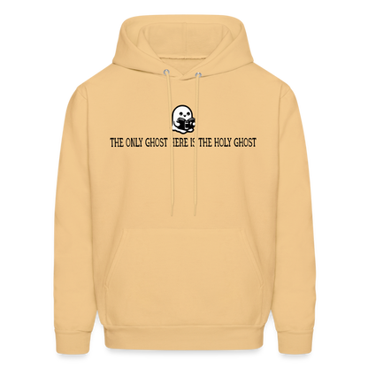 The Only Ghost Here is the Holy Ghost (Bible) Men's Hoodie - light yellow