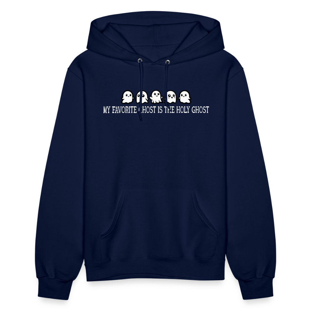 My Favorite Ghost is the Holy Ghost (W) Women's Hoodie - navy