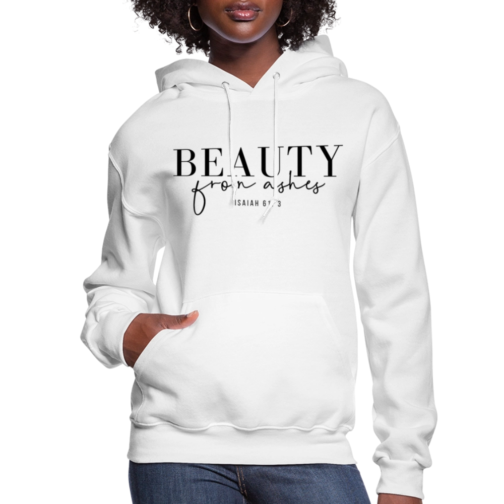 Beauty from Ashes Women's Hoodie - white