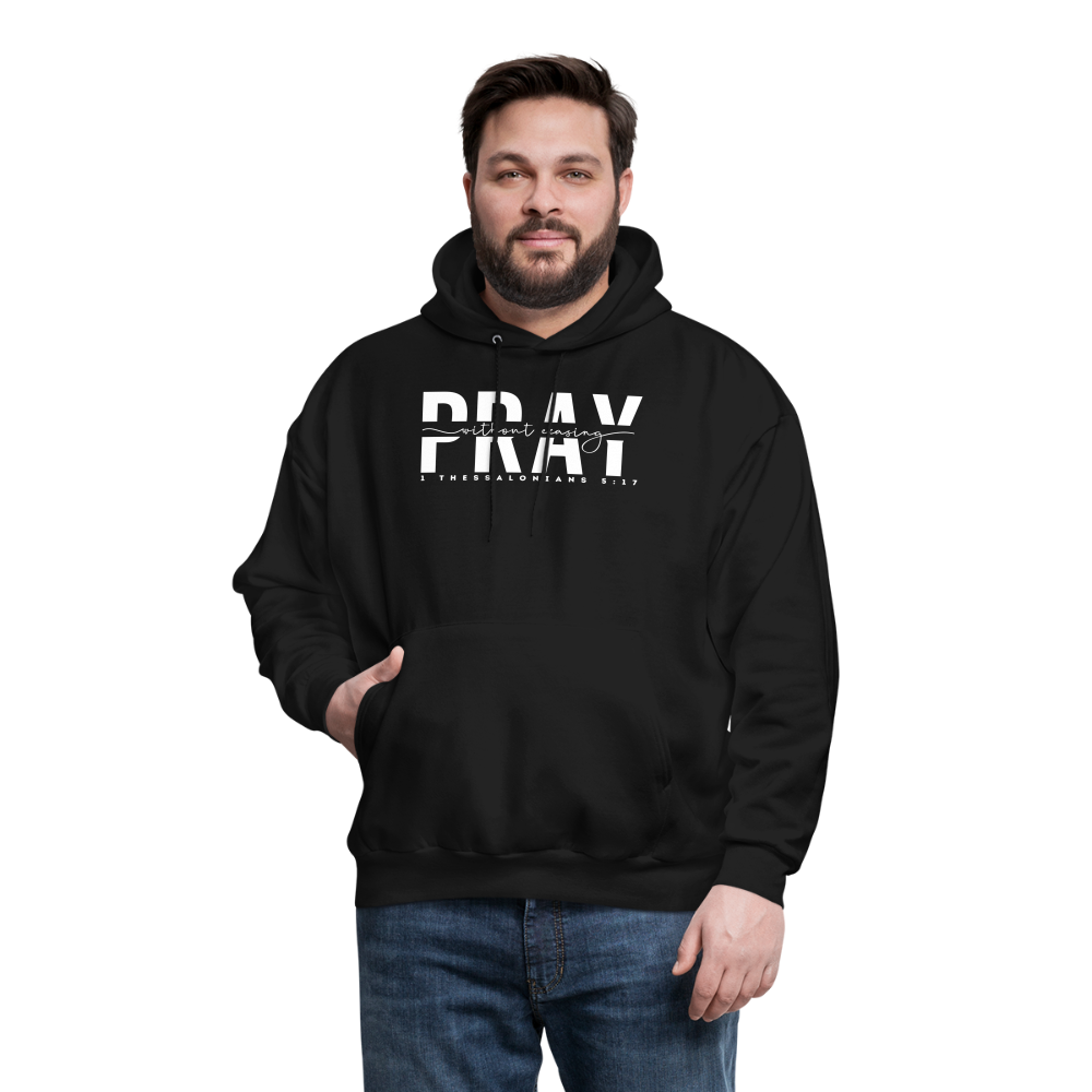 Pray Without Ceasing (W) Men's Hoodie - black