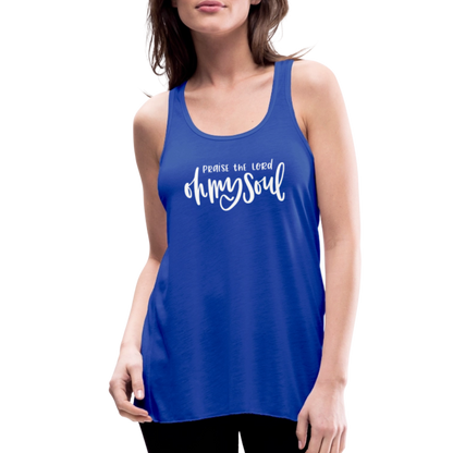 Praise the Lord Oh My Soul Women's Tank - royal blue