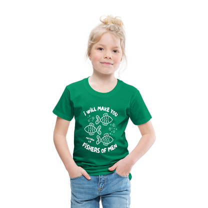 I Will Make You Fishers of Men (W) Toddler T-Shirt - kelly green