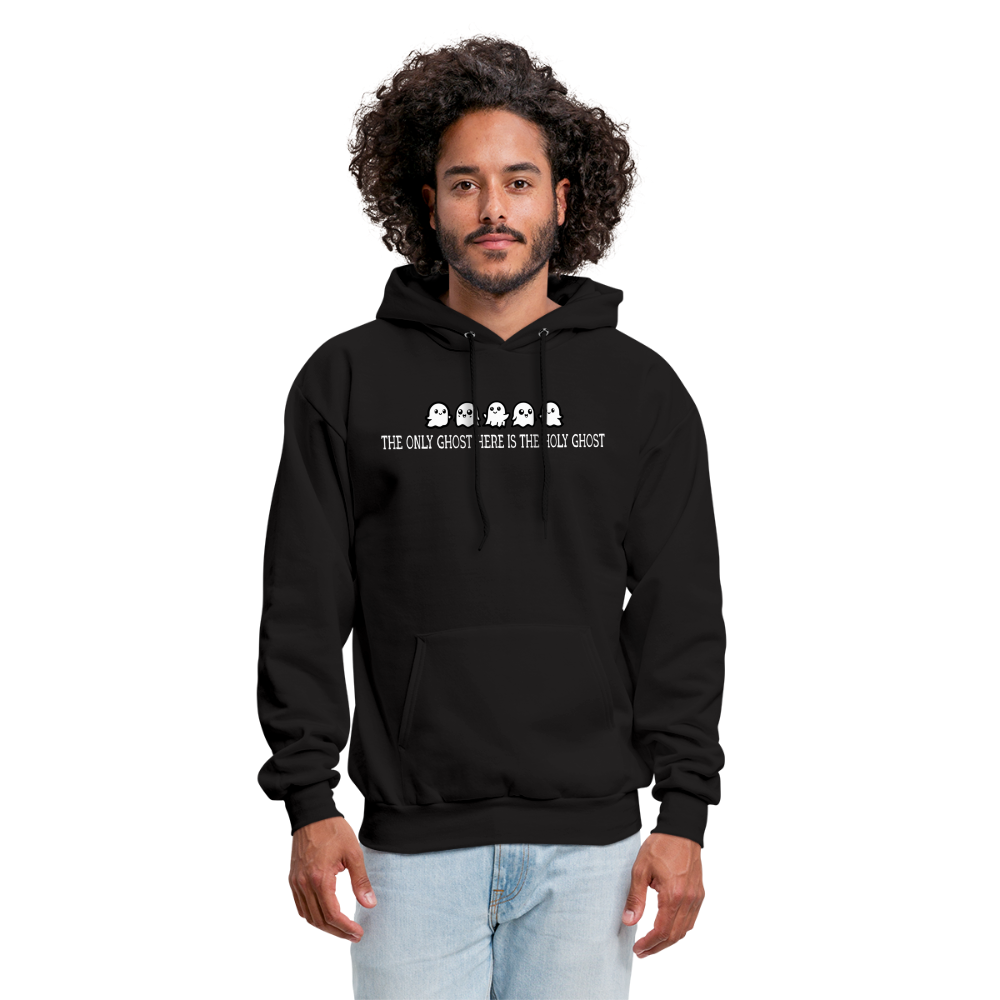 The Only Ghost Here is the Holy Ghost (W) Men's Hoodie - black