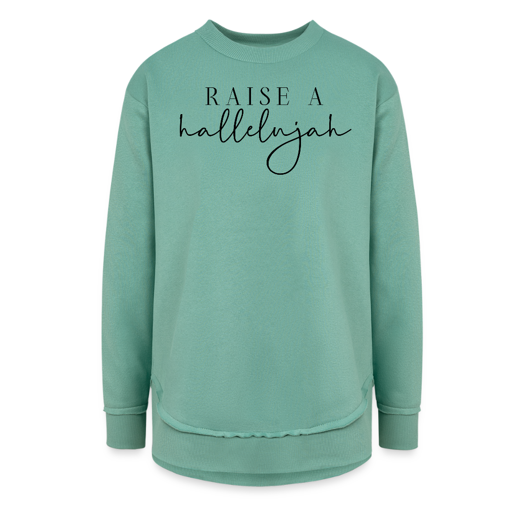 Raise A Hallelujah Women's Long Sleeve Weekend Tunic - saltwater