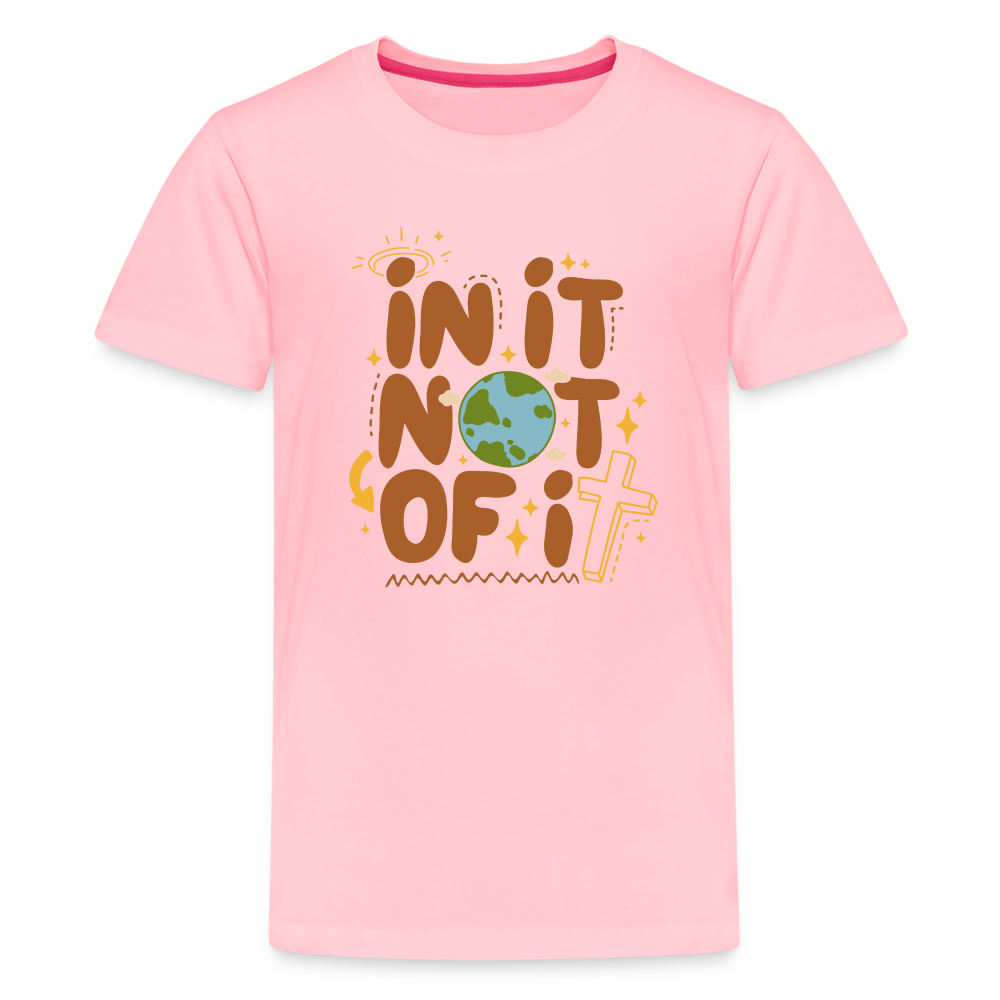 In It Not of It Baby Kid's T-Shirt - pink