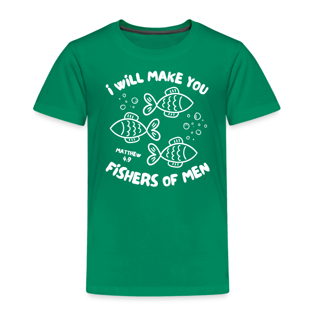 I Will Make You Fishers of Men (W) Toddler T-Shirt - kelly green