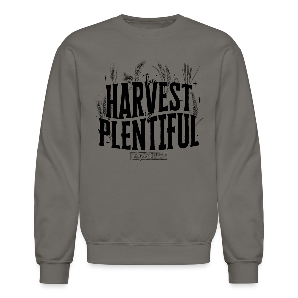 The Harvest is Plentiful Men's Sweater - asphalt gray