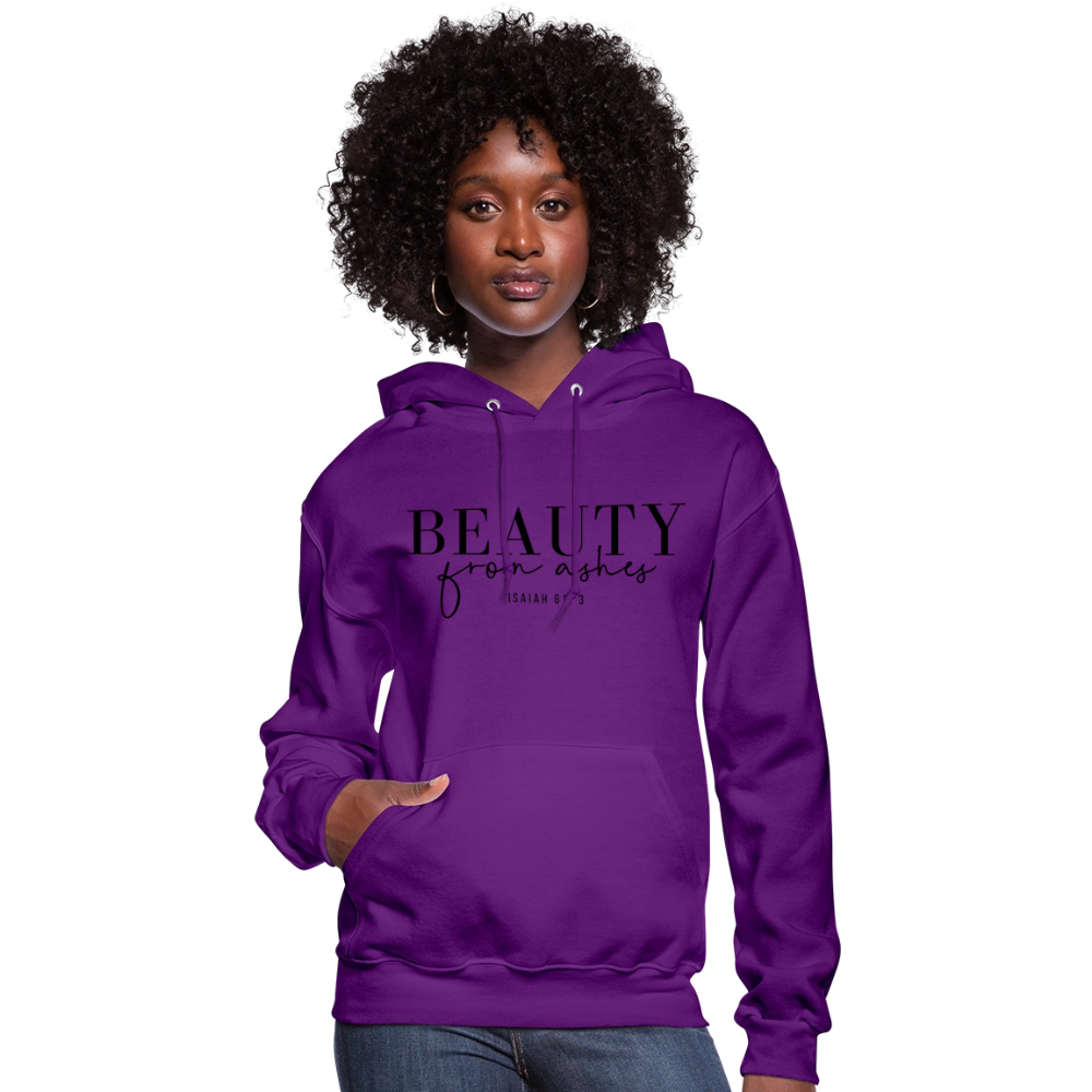 Beauty from Ashes Women's Hoodie - purple