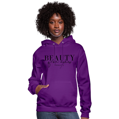 Beauty from Ashes Women's Hoodie - purple