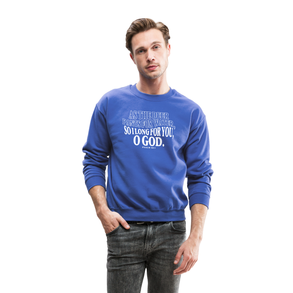 As the Deer Pants for the Water (W) Men's Sweater - royal blue