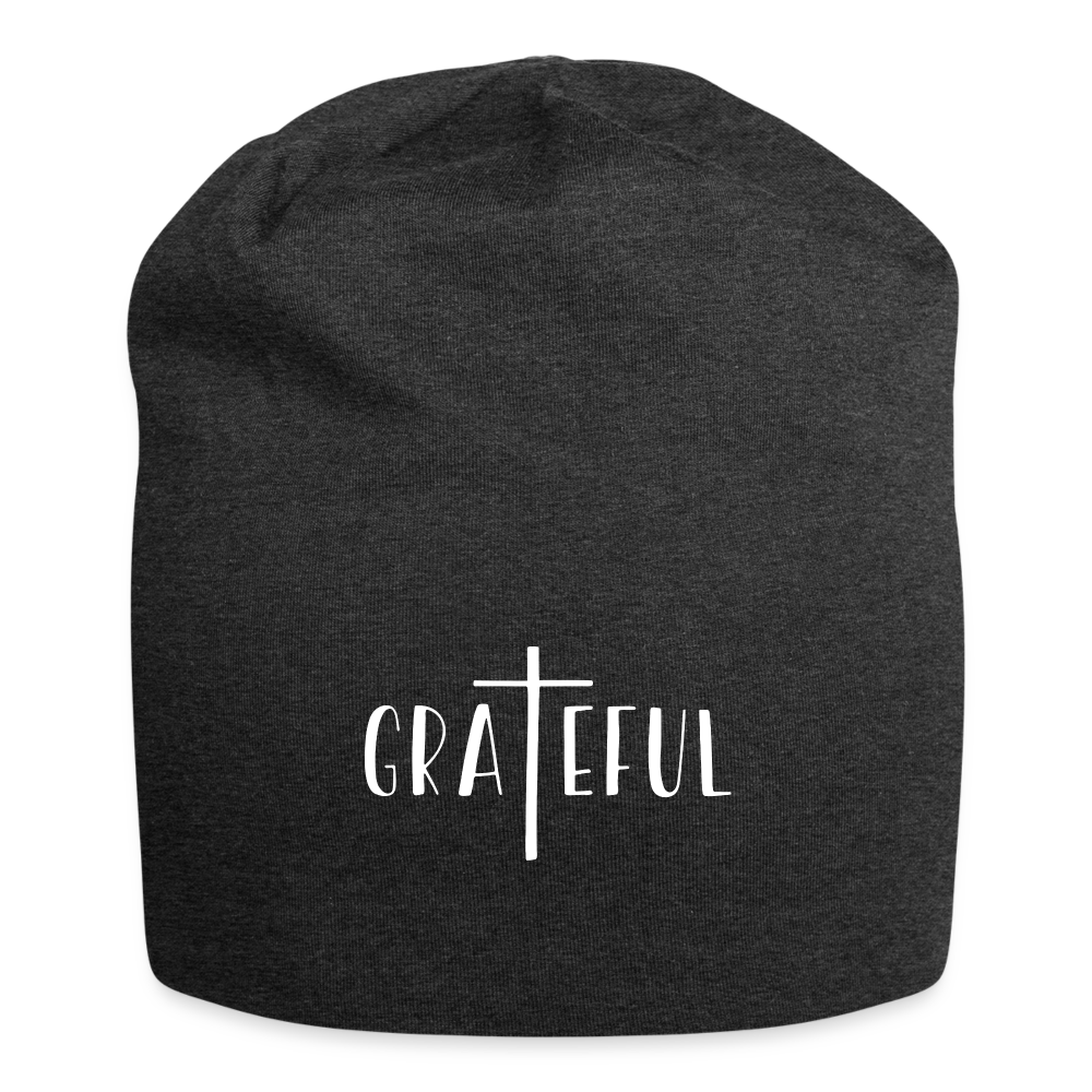 Grateful Beanie - charcoal grey