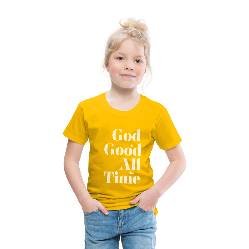 God is Good Toddler Premium T-Shirt - sun yellow