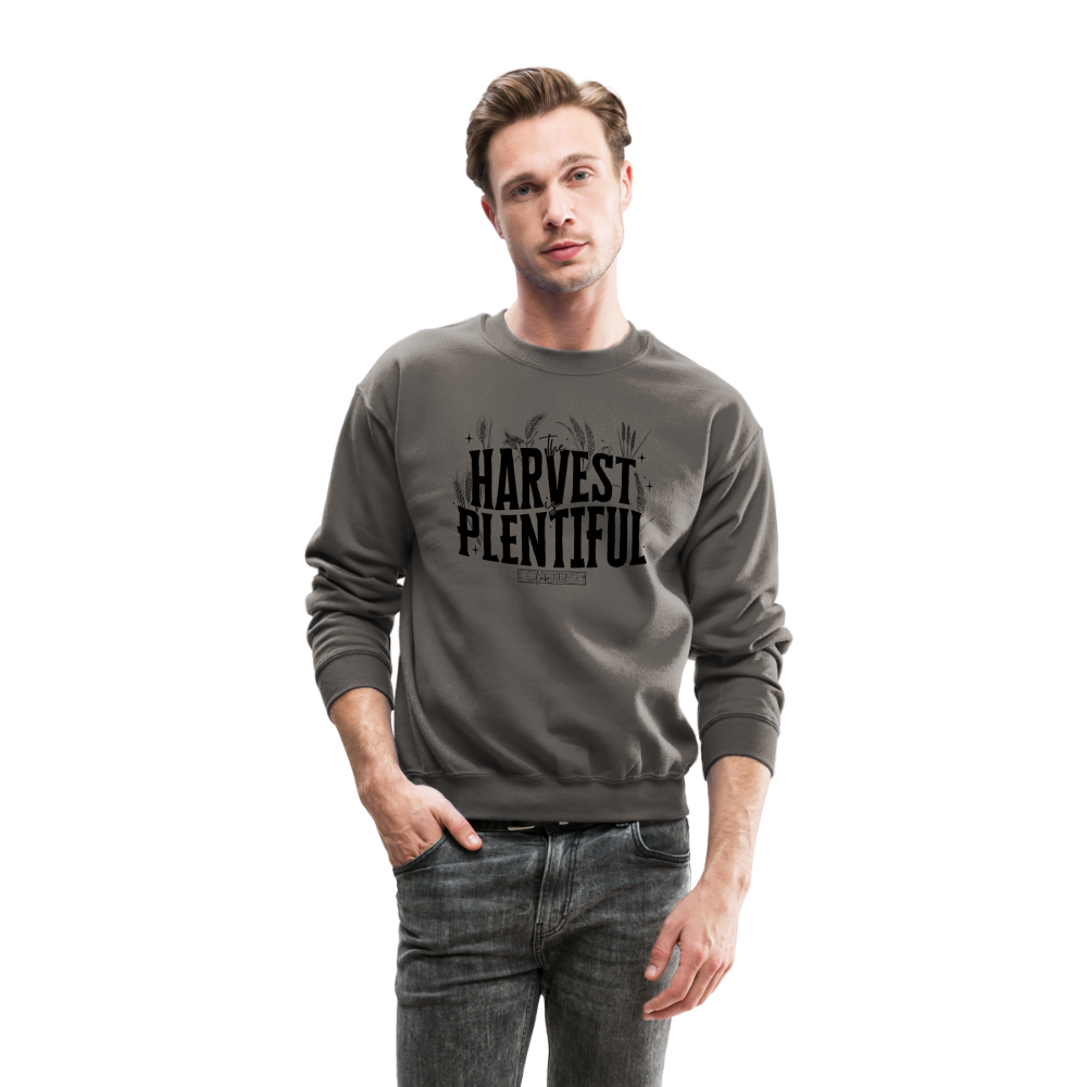 The Harvest is Plentiful Men's Sweater - asphalt gray