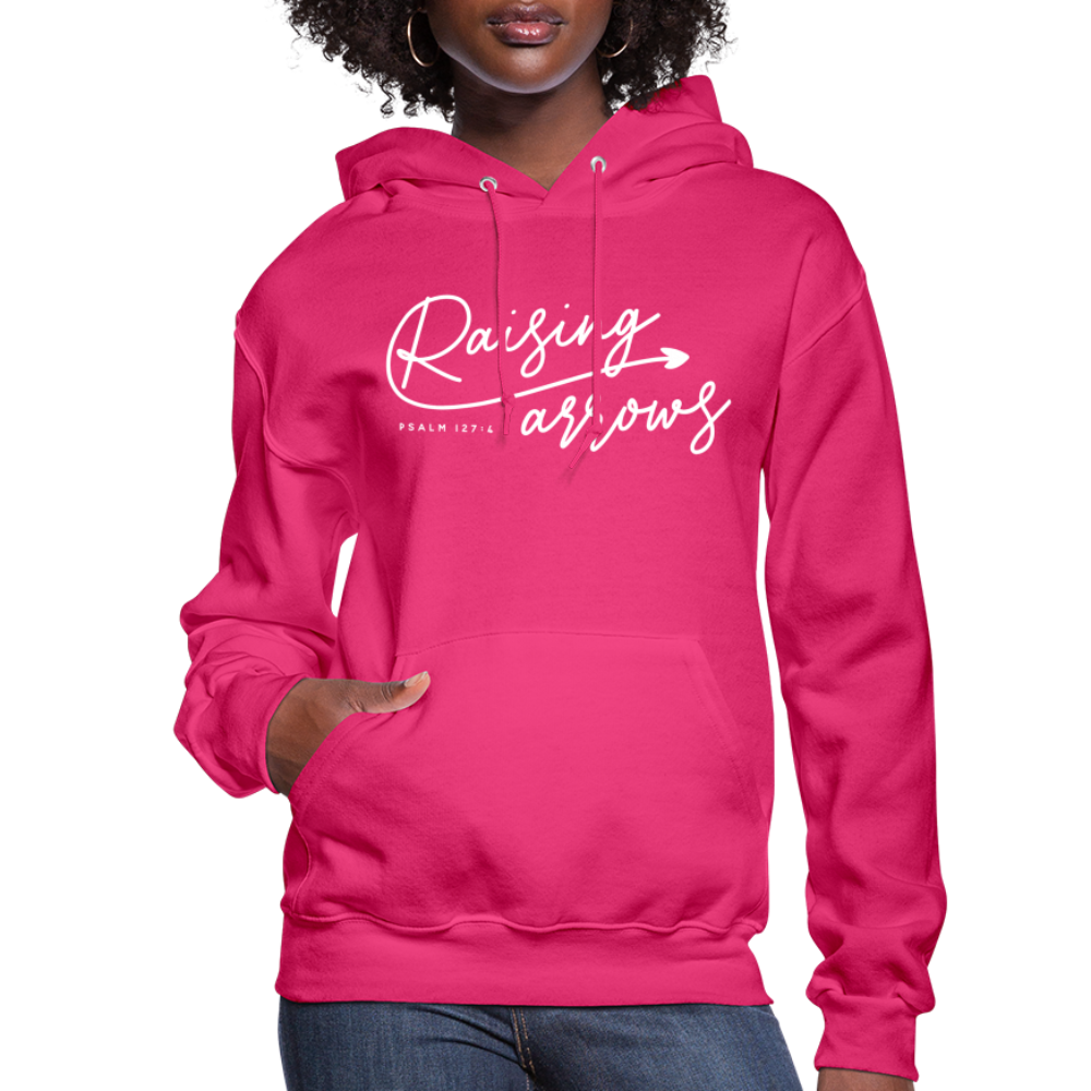 Raising Arrows (W) Women's Hoodie - fuchsia