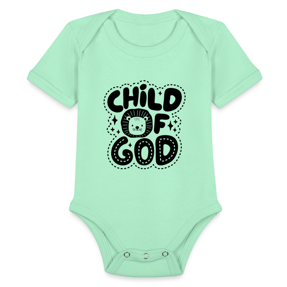 Child of God Baby Onesie Bodysuit - light mint