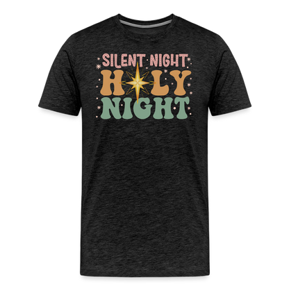 Silent Night Christmas Family Men's Premium T-Shirt - charcoal grey