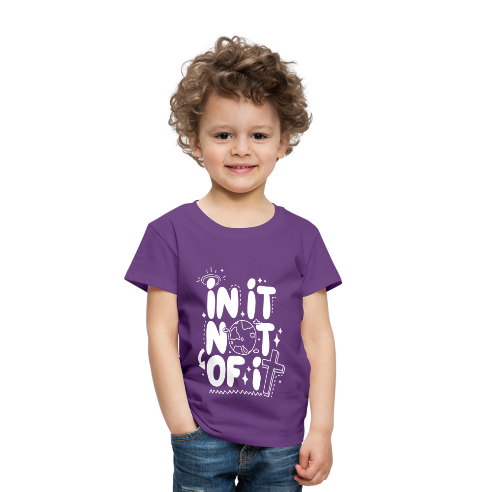 In It Not of It (W) Toddler T-Shirt - purple