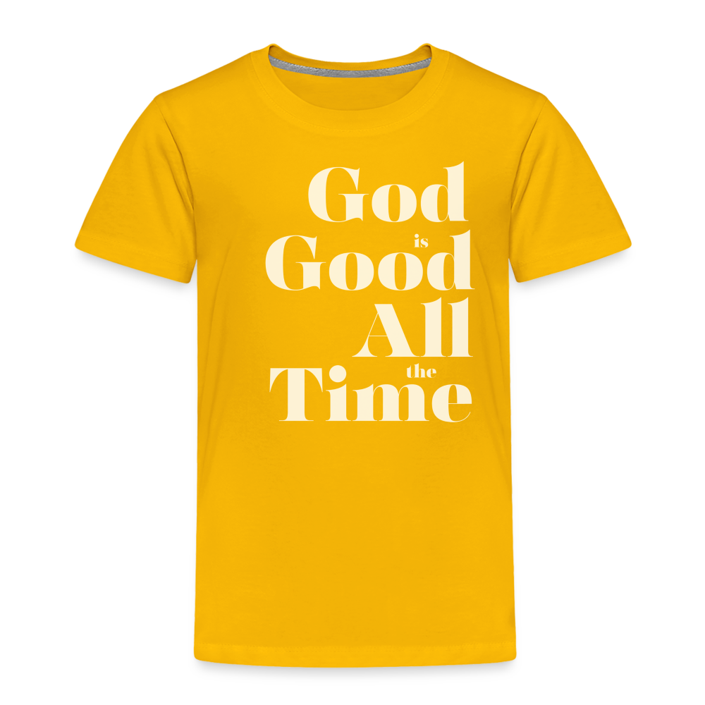 God is Good Toddler Premium T-Shirt - sun yellow