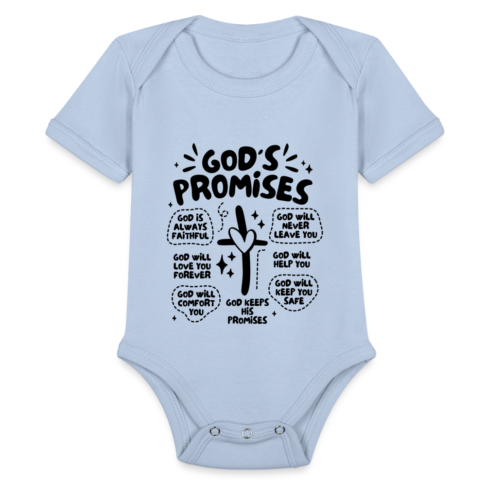 God Promises Baby Onesie Bodysuit - sky