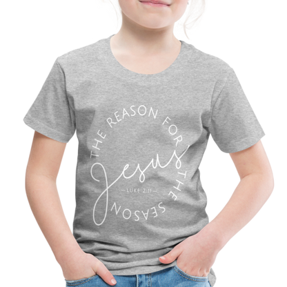 The Reason for the Season (W) Christmas Toddler Shirt - heather gray