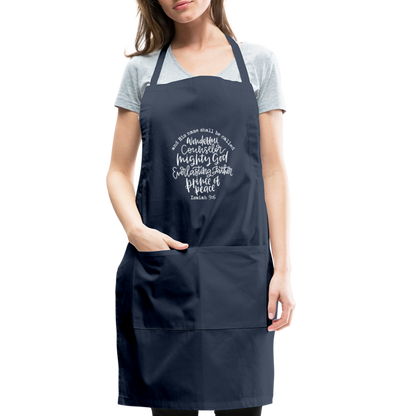 And His Name Shall Be Called Apron - navy