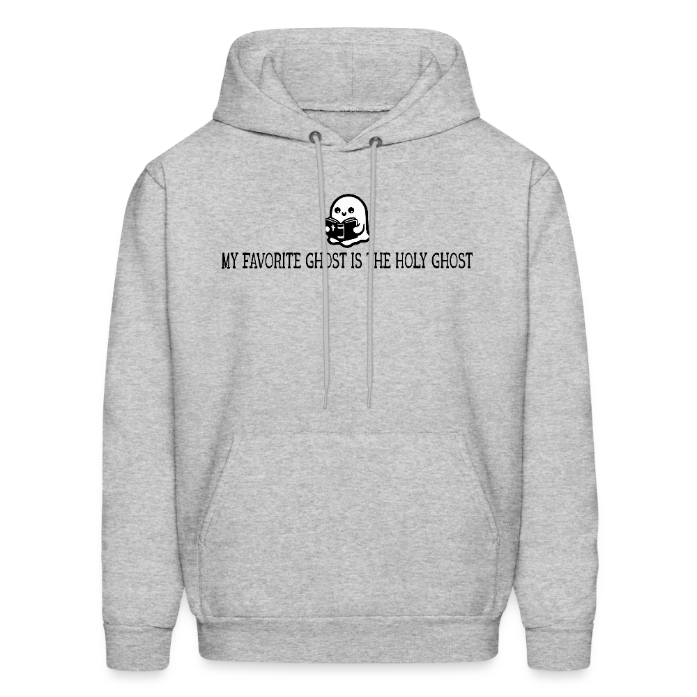 My Favorite Ghost is the Holy Ghost (Bible) Men's Hoodie - heather gray