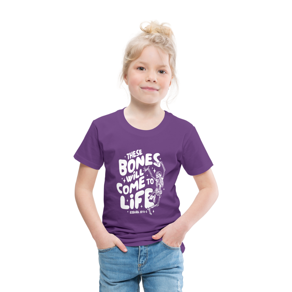 These Bones will Come to Life (W) Toddler T-Shirt - purple