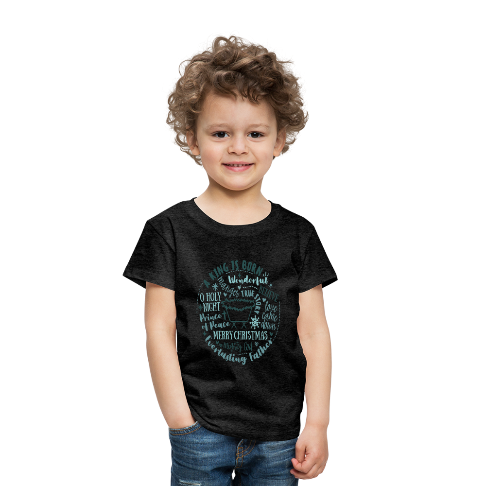 Manger Collage (B) Toddler T-Shirt - charcoal grey