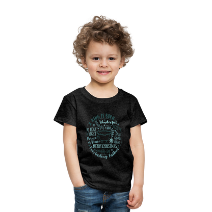 Manger Collage (B) Toddler T-Shirt - charcoal grey