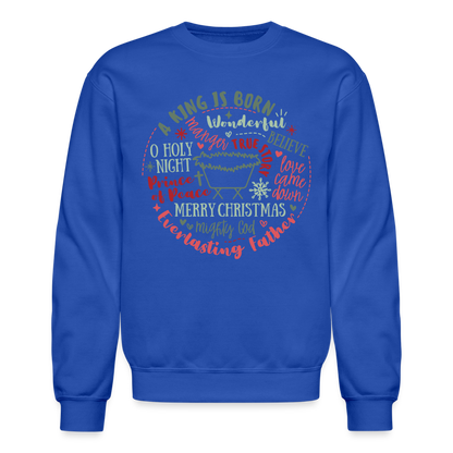 Manger Collage (RG) Men's Sweater - royal blue