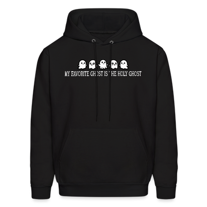 My Favorite Ghost is the Holy Ghost (W) Men's Hoodie - black