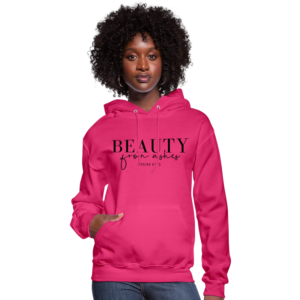 Beauty from Ashes Women's Hoodie - fuchsia