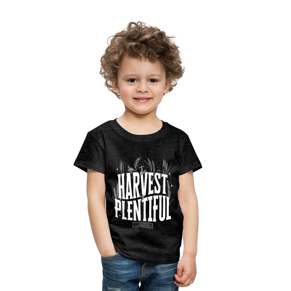 The Harvest is Plentiful (W) Toddler T-Shirt - charcoal grey