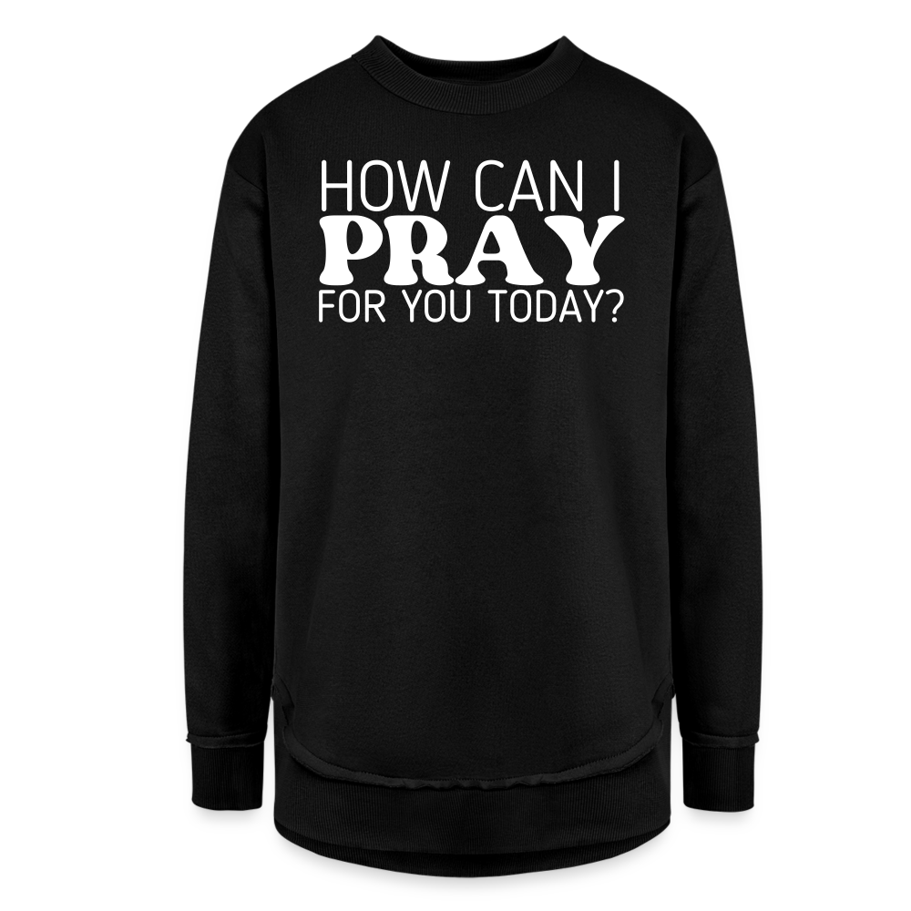 How Can I Pray for You Today (W) Women's Sweater Tunic - black