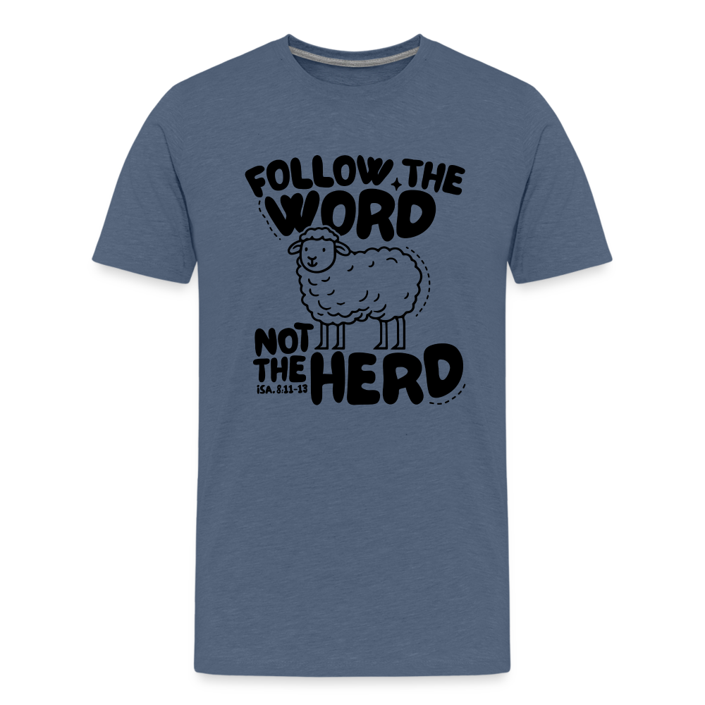 Follow the Word Kid's T-Shirt - heather blue