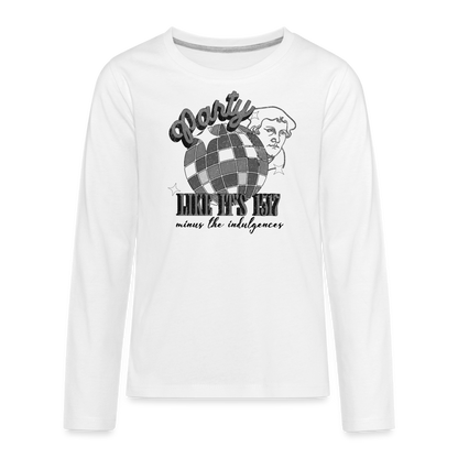 Party Like its 1517 (Color) Reformation Day Kid's Long Sleeve Shirt - white