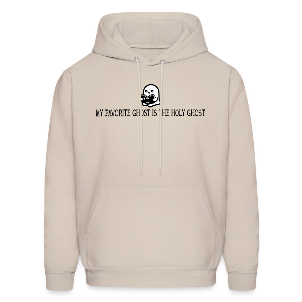 My Favorite Ghost is the Holy Ghost (Bible) Men's Hoodie - Sand