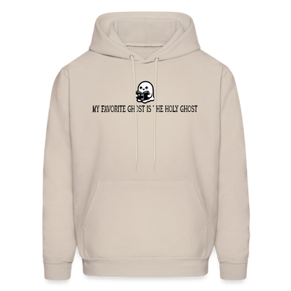 My Favorite Ghost is the Holy Ghost (Bible) Men's Hoodie - Sand