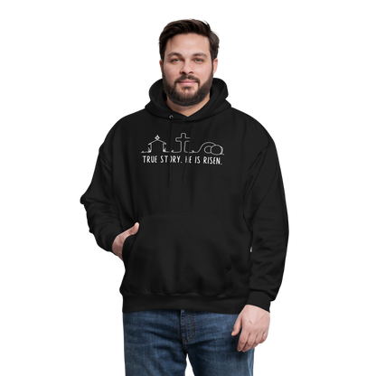 True Story He is Risen (W) Men's Sweater - black