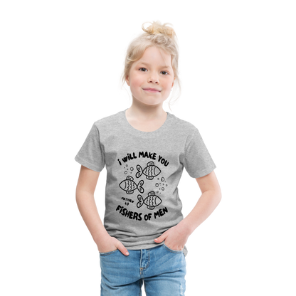 I Will Make You Fishers of Men Toddler T-Shirt - heather gray