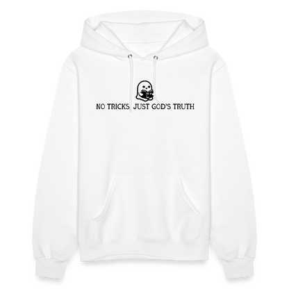 No Tricks Just God's Truth (Bible) Women's Hoodie - white