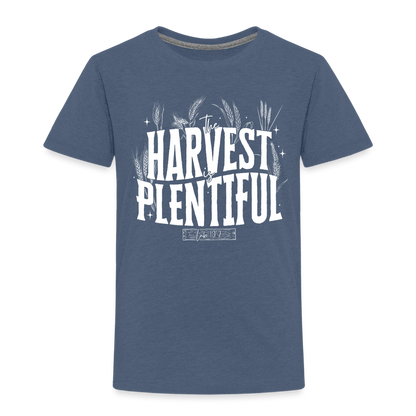 The Harvest is Plentiful (W) Toddler T-Shirt - heather blue